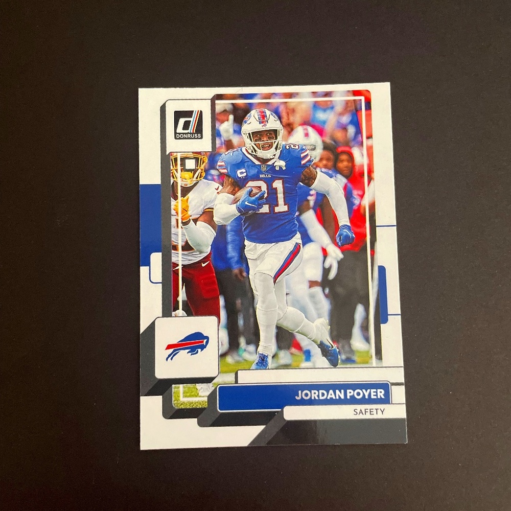 Jordan Poyer: Buffalo Bills, Safety 2022 Panini Donruss Football #119